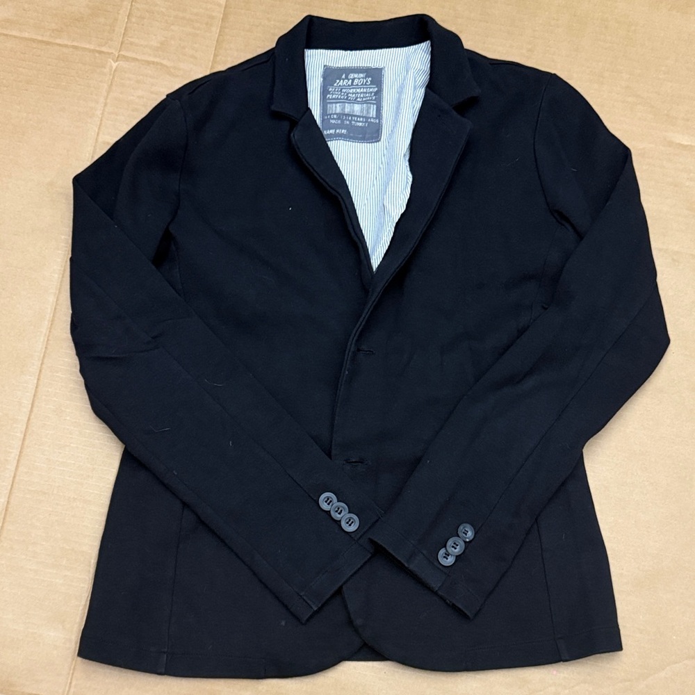 Zara Black Kids Blazer Jacket
